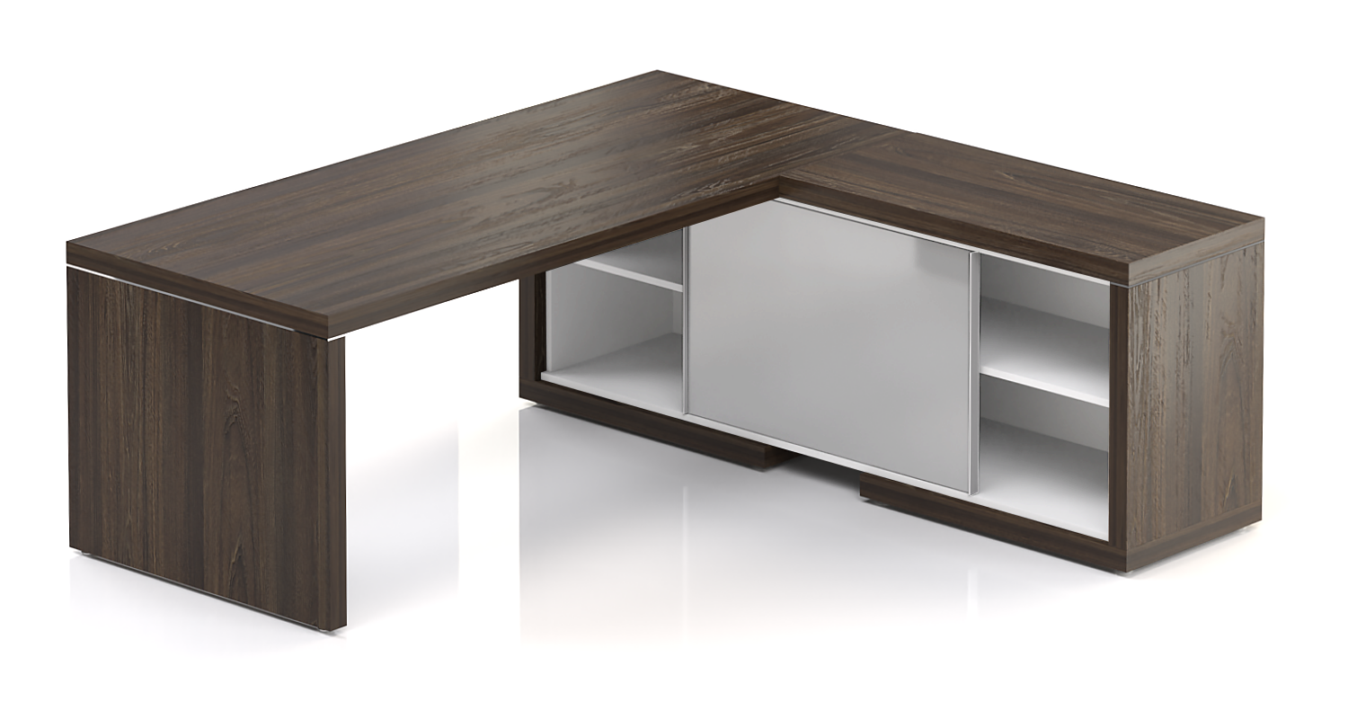 Manažerská sestava stolu s komodou SOLID Z1, voliteľná dĺžka stolu 160/180/200cm